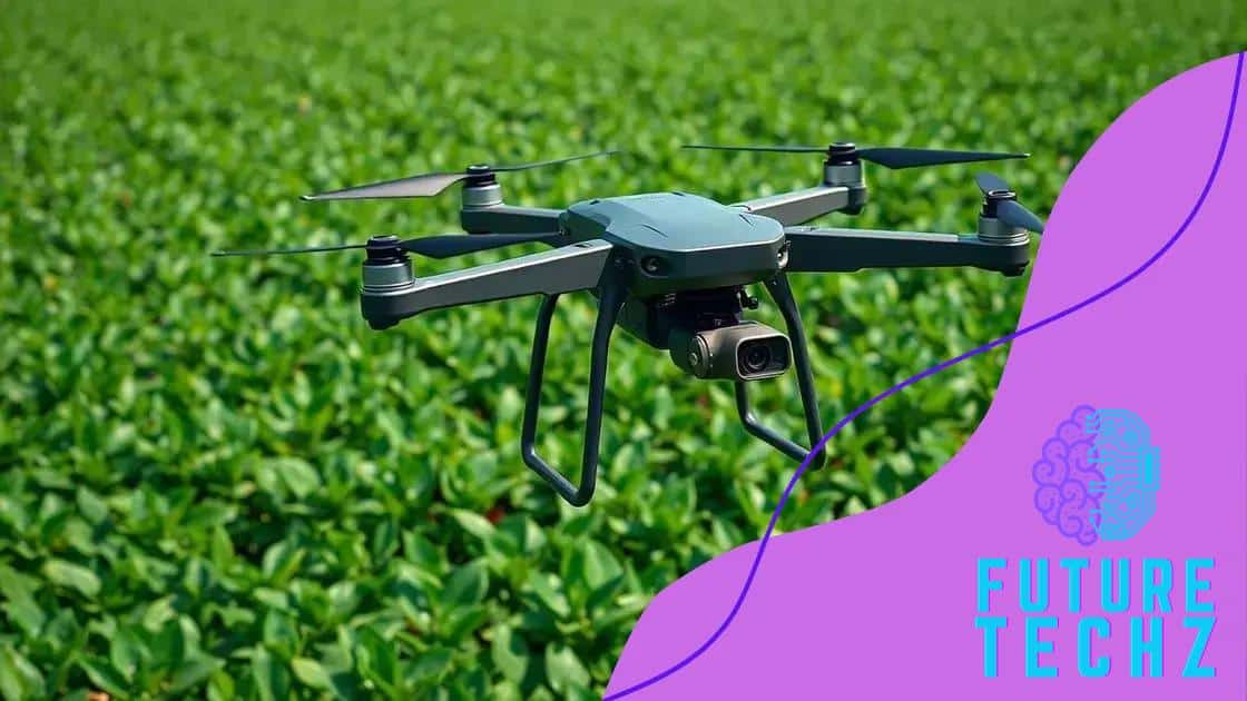 How drones improve crop health monitoring
