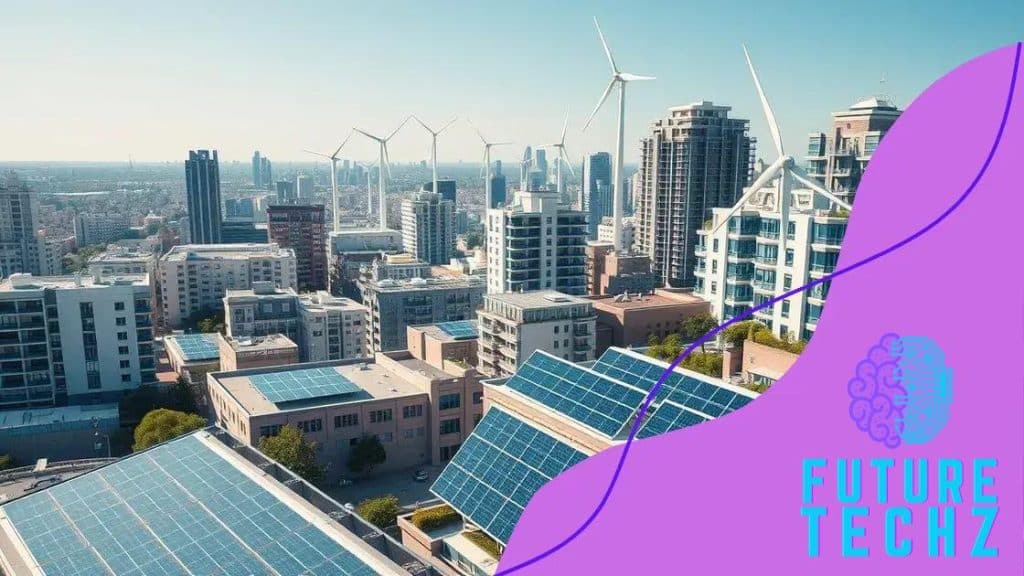 Smart city infrastructure powered by renewable energy
